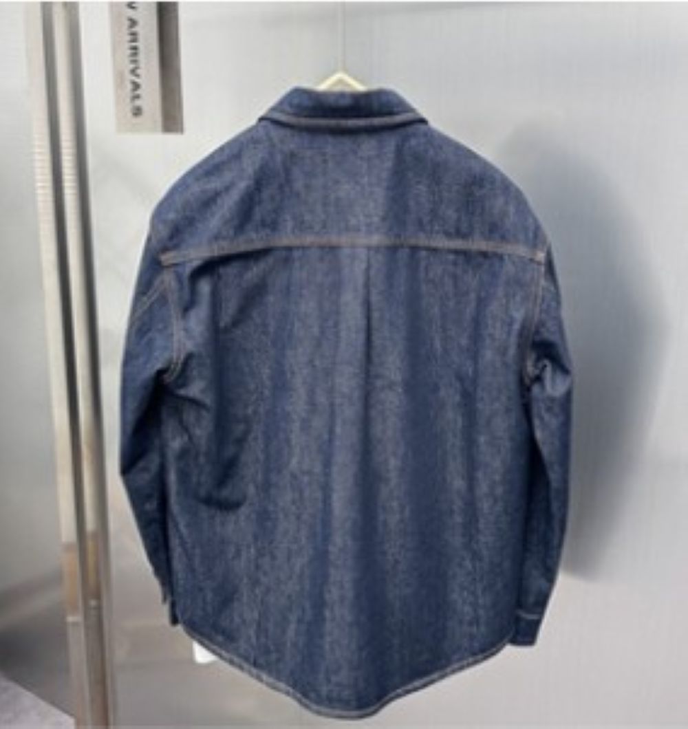 50代メンズファッション アウター　職人技デニムワークシャツジャケット