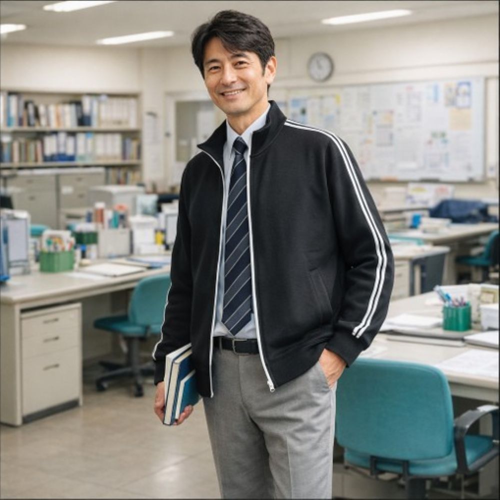 50代メンズファッション  しゃれな教師に！【高級トレーナージャケット】 全3色