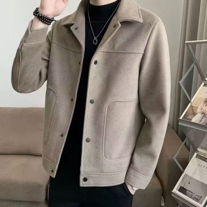 50代メンズファッション 大人の【ウール混シンプル・ジャケット】