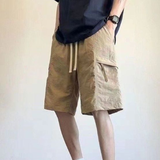 50代メンズファッション  【カーゴポケット付きハーフパンツ】