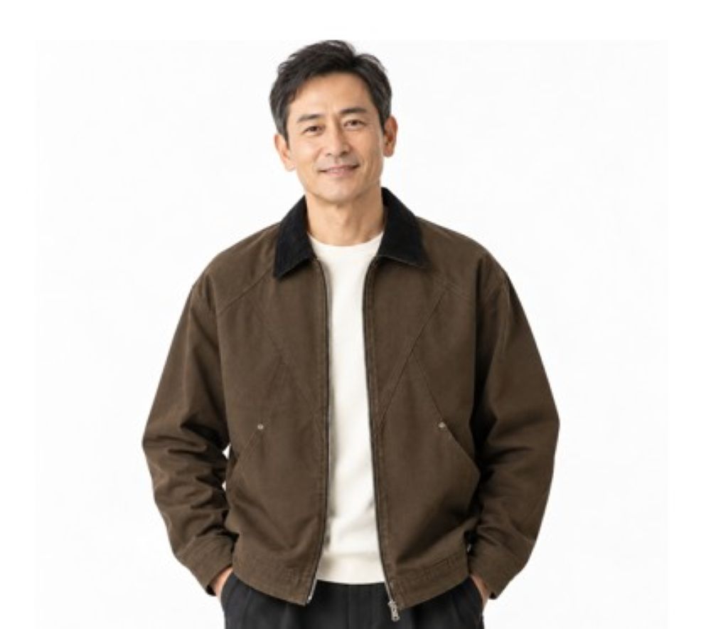 50代メンズファッション 【ワーク風ジャケット】