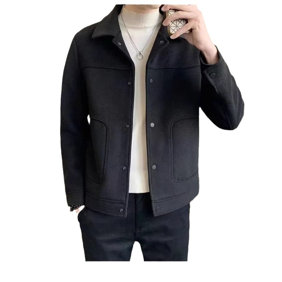 50代メンズファッション 大人の【ウール混シンプル・ジャケット】