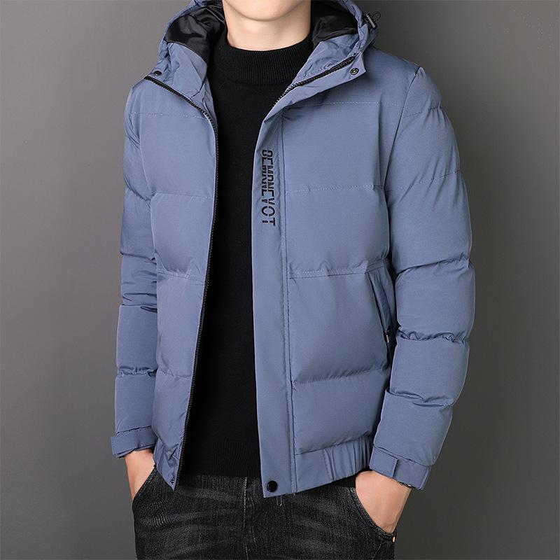 50代メンズファッション アウター 軽量中綿フード付きジャケット