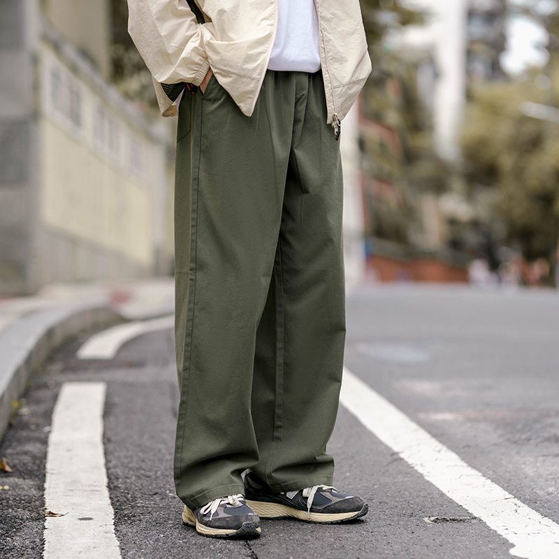 50代メンズファッション パンツ/ズボン ゆったりシルエット リラックスパンツ
