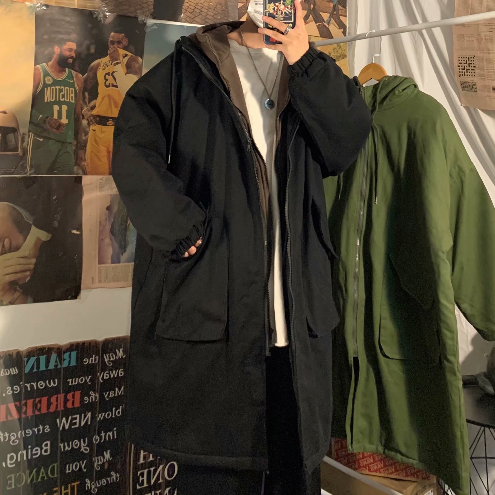 50代メンズファッション アウター シンプル大人カジュアルロングコート