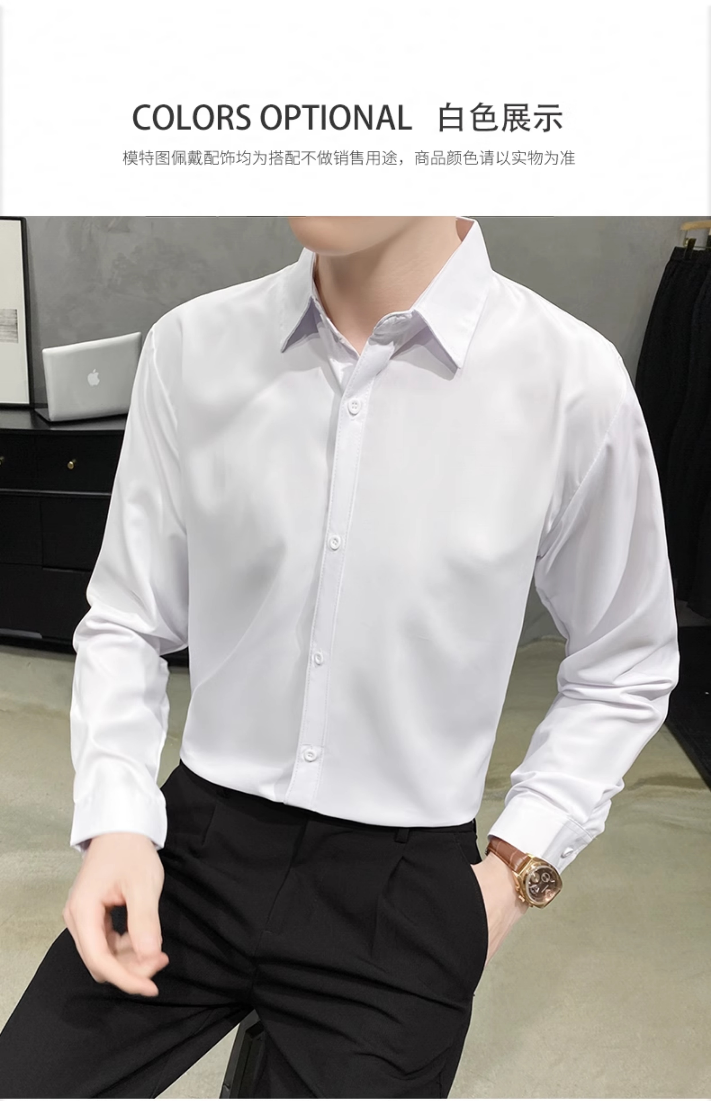 50代メンズファッション 上質シルエット 【レギュラーシャツ】4カラー