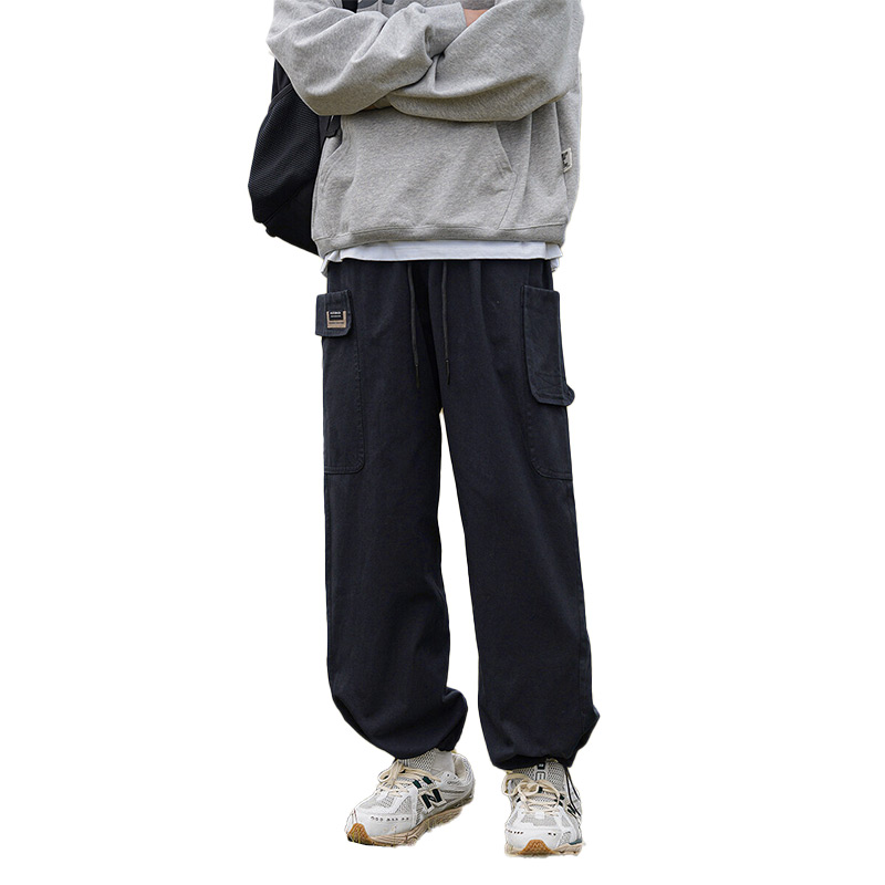 50代メンズファッション パンツ/ズボン ゆったりドローコード イージーパンツ
