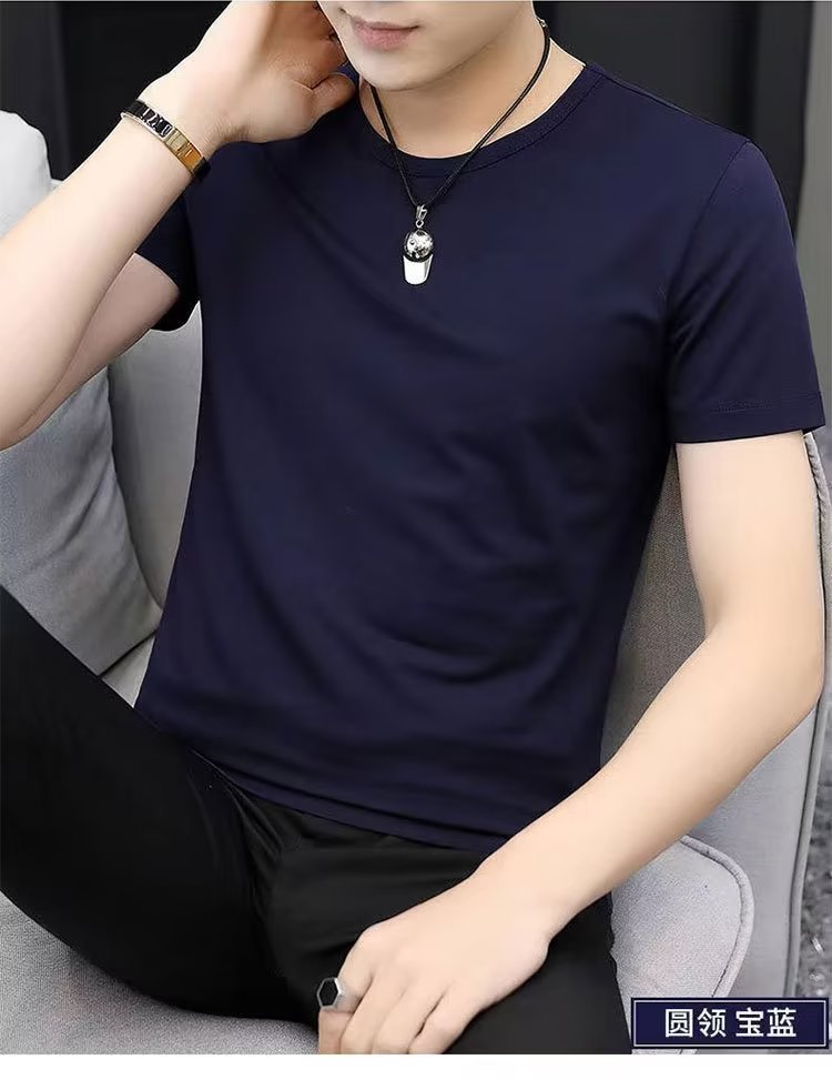 50代メンズファッション 50代メンズファッション 上質シルエット 【丸首半袖シャツ・カットソー】