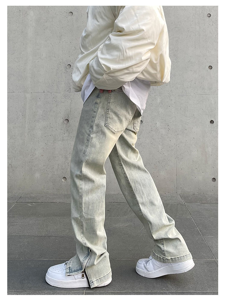 50代メンズファッション 男女兼用 ゆったり着古し風 【デニムパンツ ズボン】