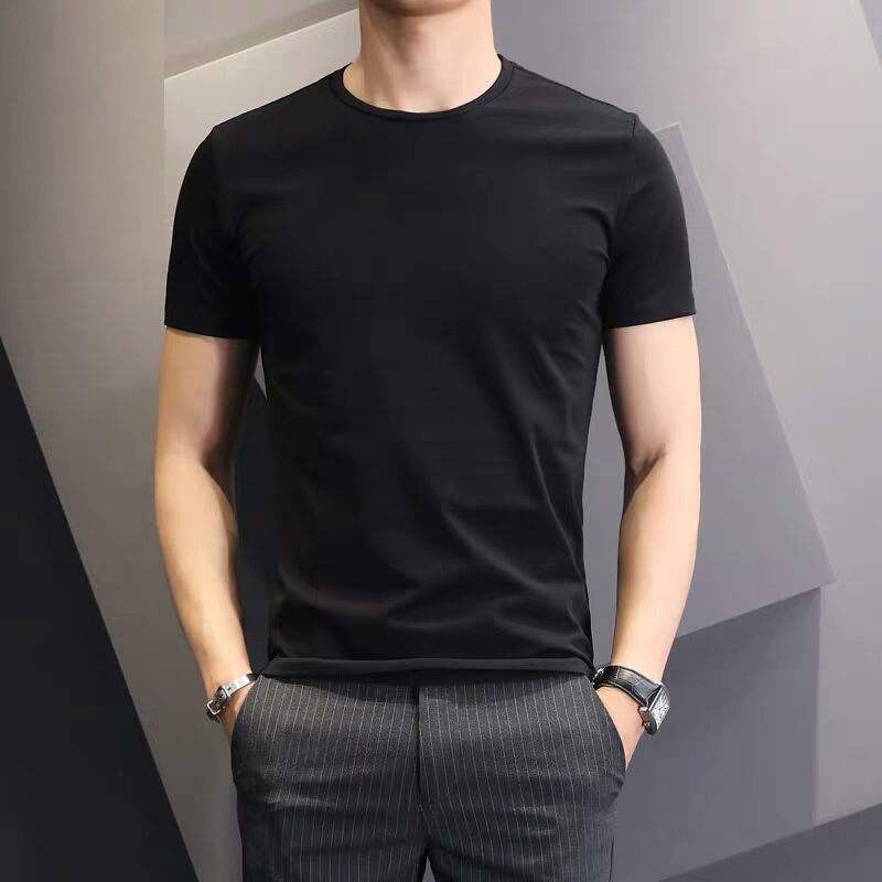50代メンズファッション トップス シルエットにこだわった贅沢カジュアル半袖シャツ