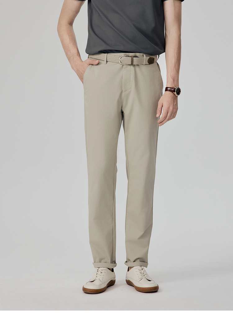 50代メンズファッション シンプル 　パンツ/ズボン　美シルエットスラックス