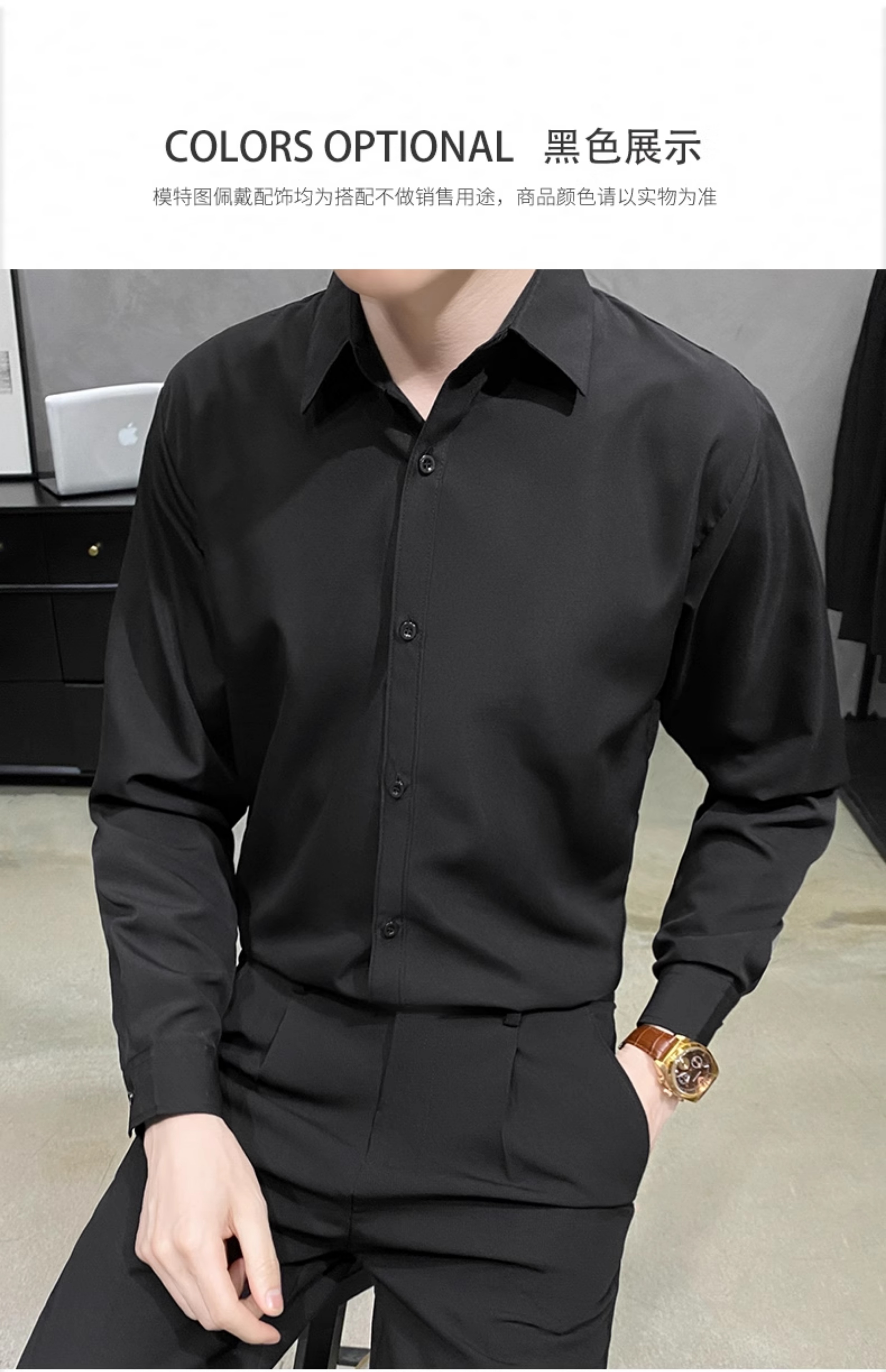 50代メンズファッション 上質シルエット 【レギュラーシャツ】4カラー