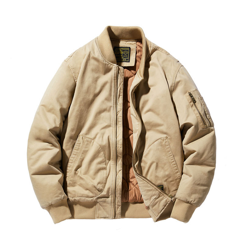 50代メンズファッション アウター　シンプルミリタリーブルゾン