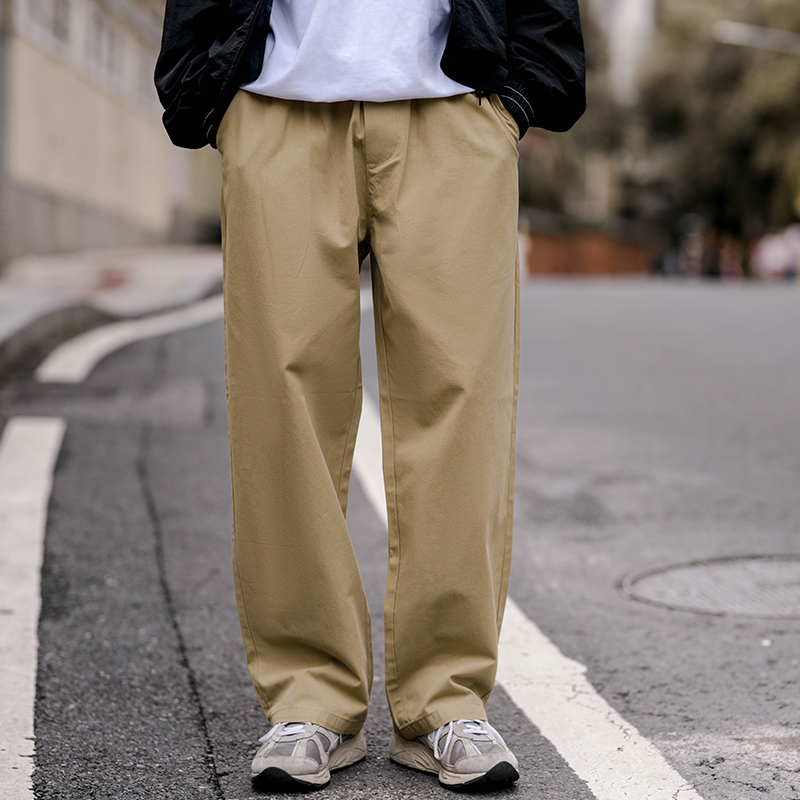50代メンズファッション パンツ/ズボン ゆったりシルエット リラックスパンツ