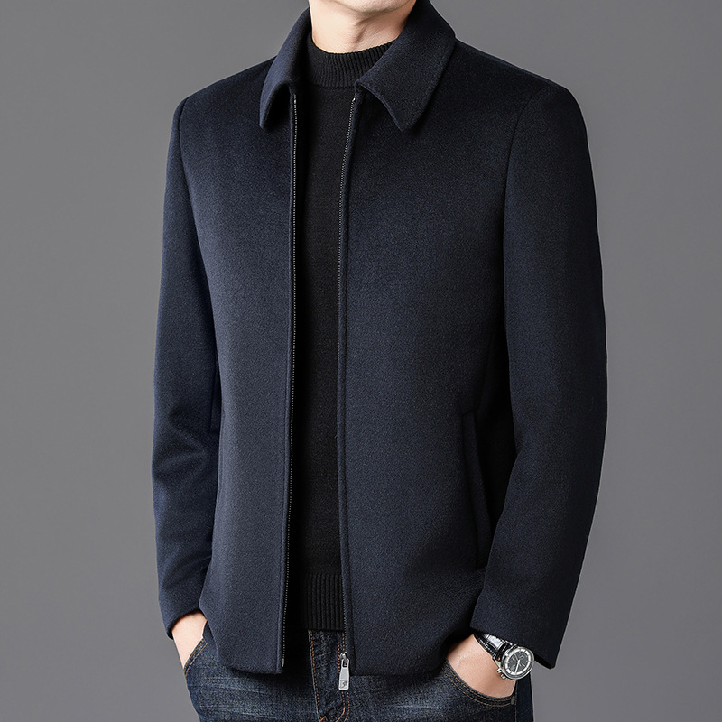 50代メンズファッション アウター 大人のための上質ジップアップジャケット
