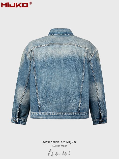 50代メンズファッション ヴィンテージ風【デニムジャケット】