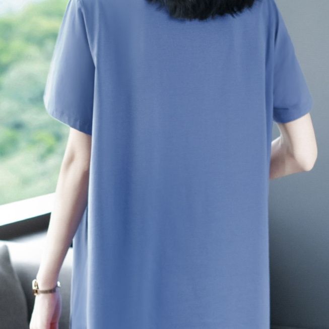 蝶々刺繍入りゆったりチュニック