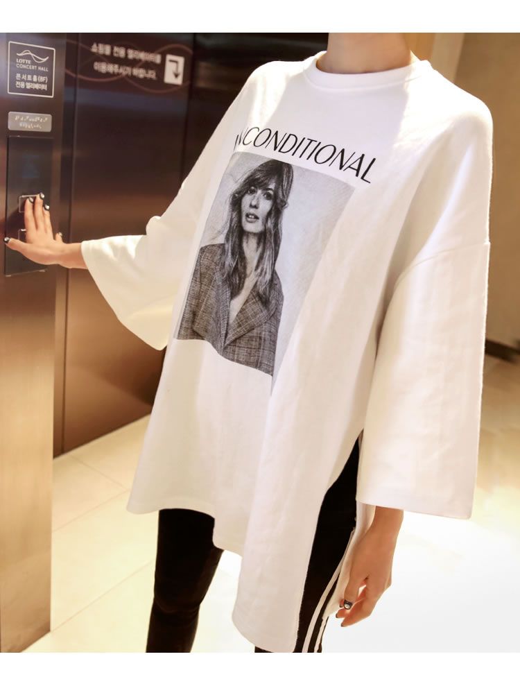 グラフィックチュニックシャツ