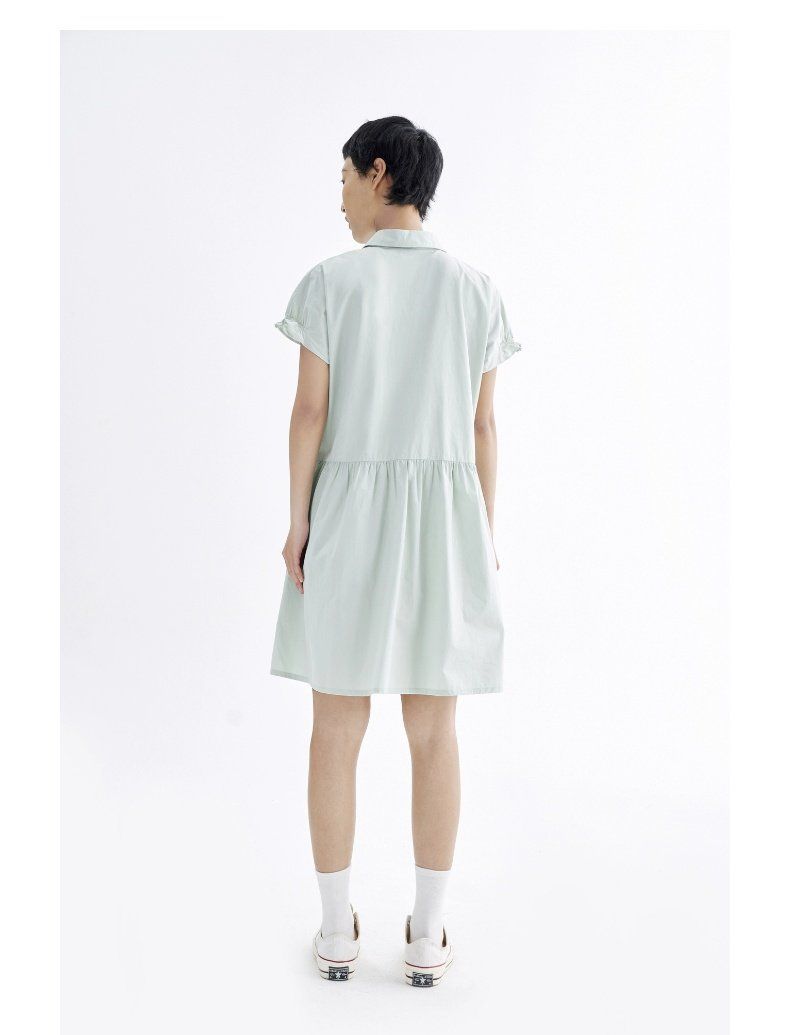 ゆったりシルエットチュニックワンピース