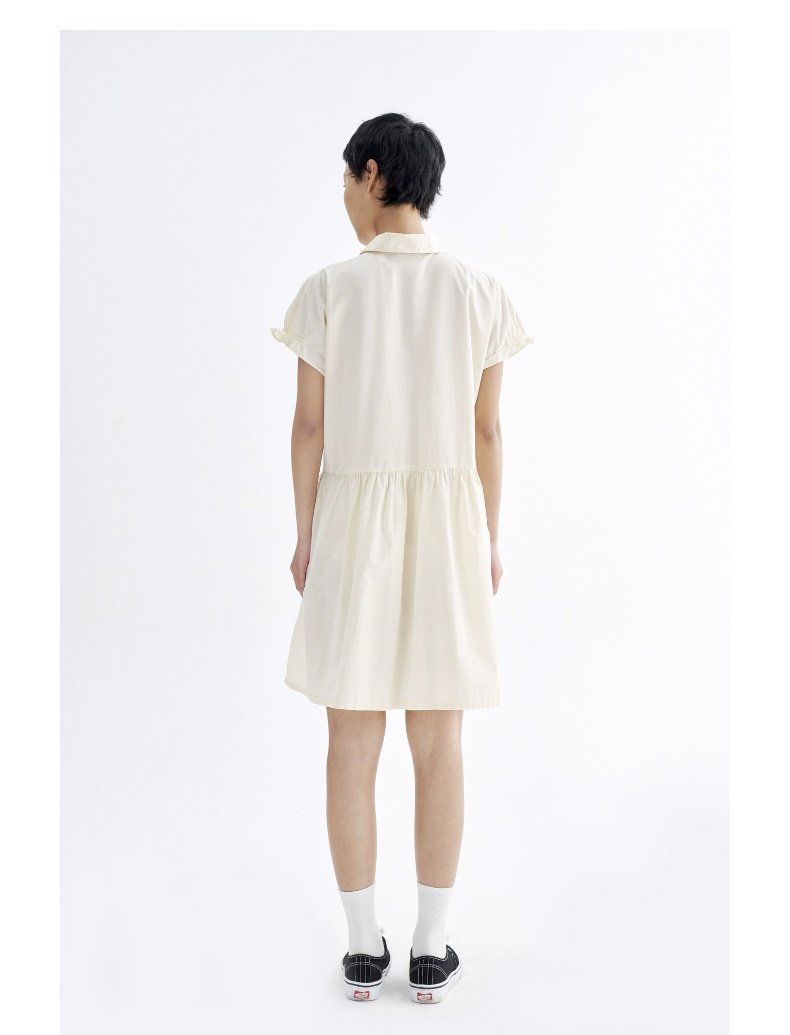 ゆったりシルエットチュニックワンピース