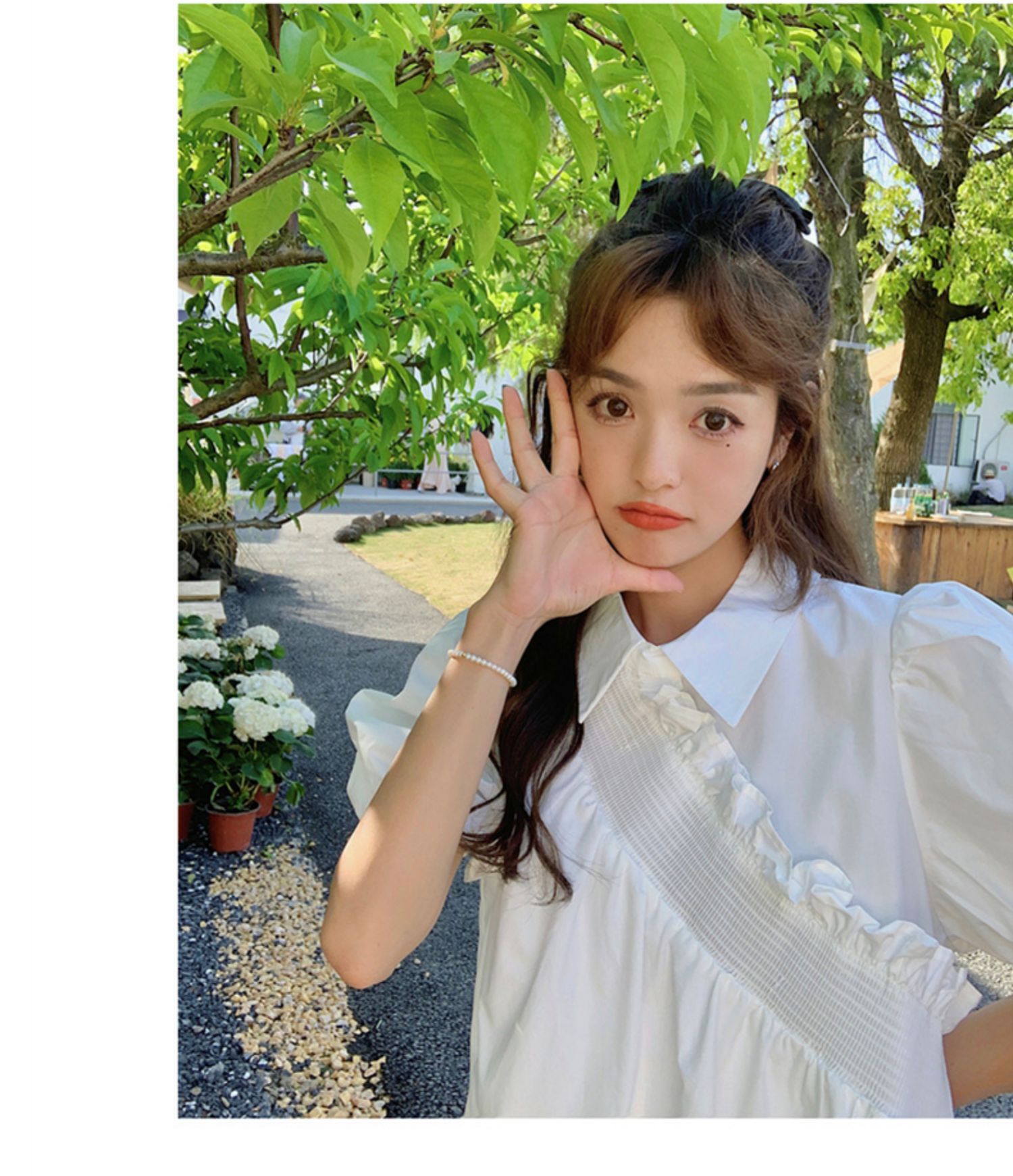 シンプル優美チュニックワンピース