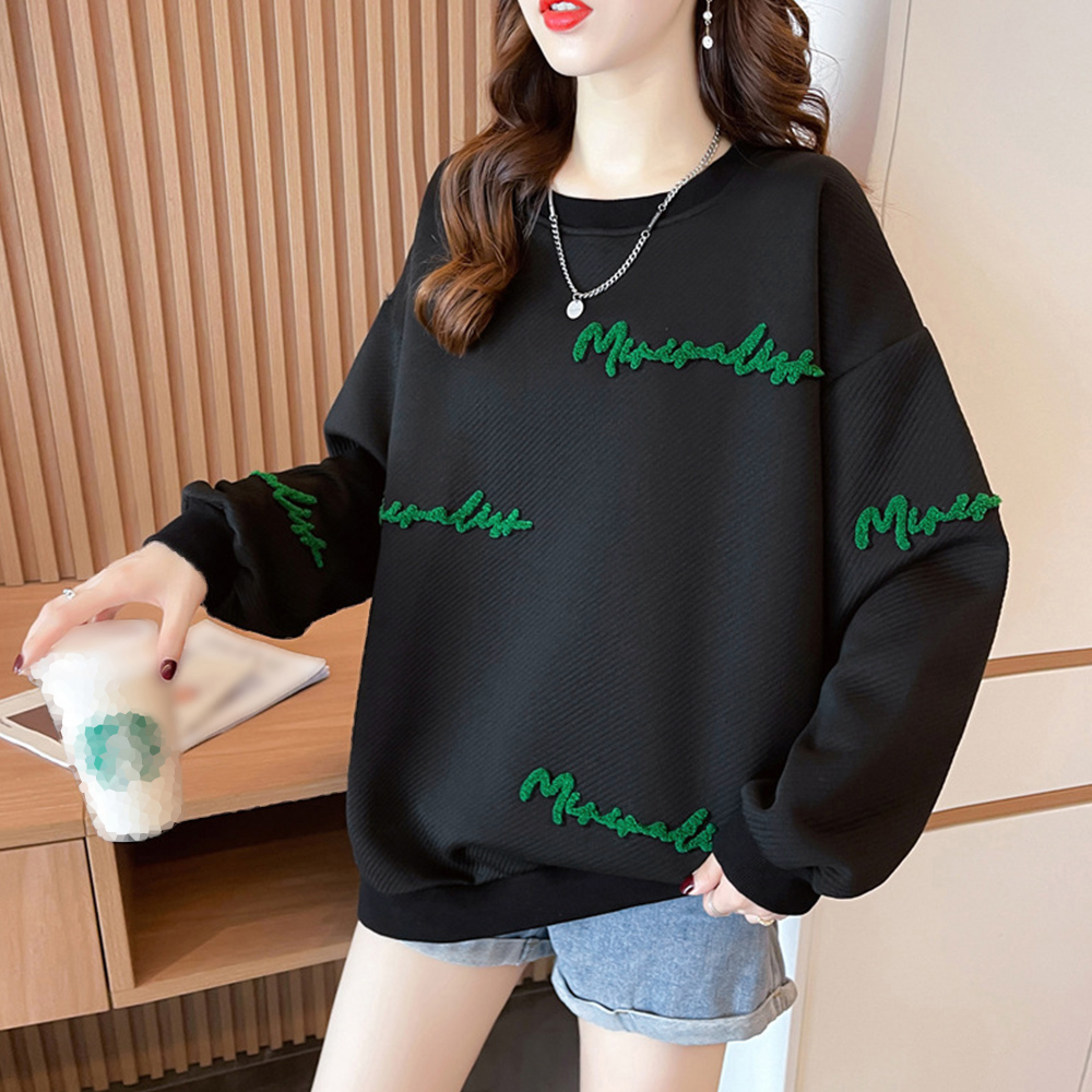 刺繍ロゴ スウェット チュニック ビッグシルエット