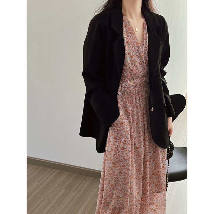 骨格ナチュラルシングルブレストブレザー