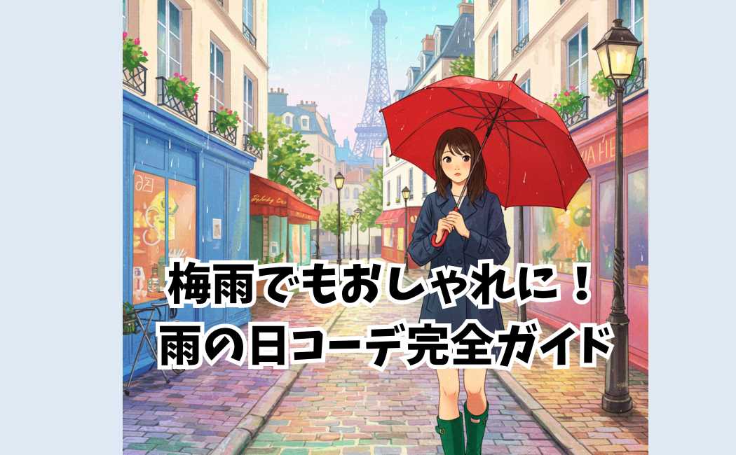 【2025年版】梅雨でもおしゃれに！雨の日レディースコーデ完全ガイド