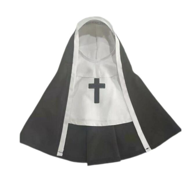 ネイビーコーデ ペット服 修道女風 変身衣装 猫犬用 撮影小物