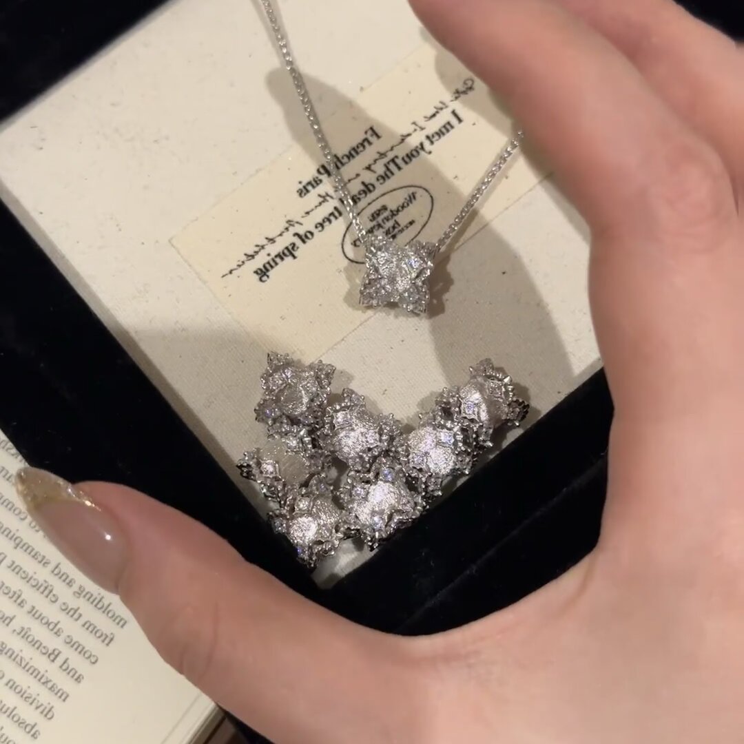 上品な輝き一粒石ネックレスチェーン女性用