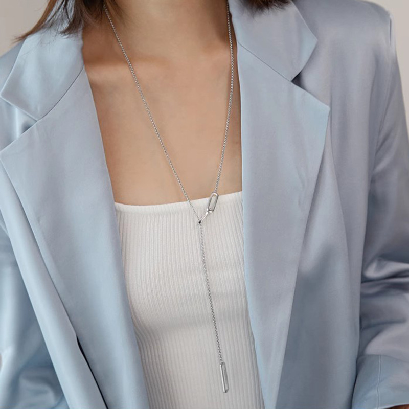 透かし彫り風デザインネックレスチェーン