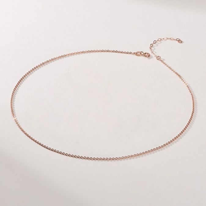 ネックレスチェーン 繊細な輝き極細チェーン