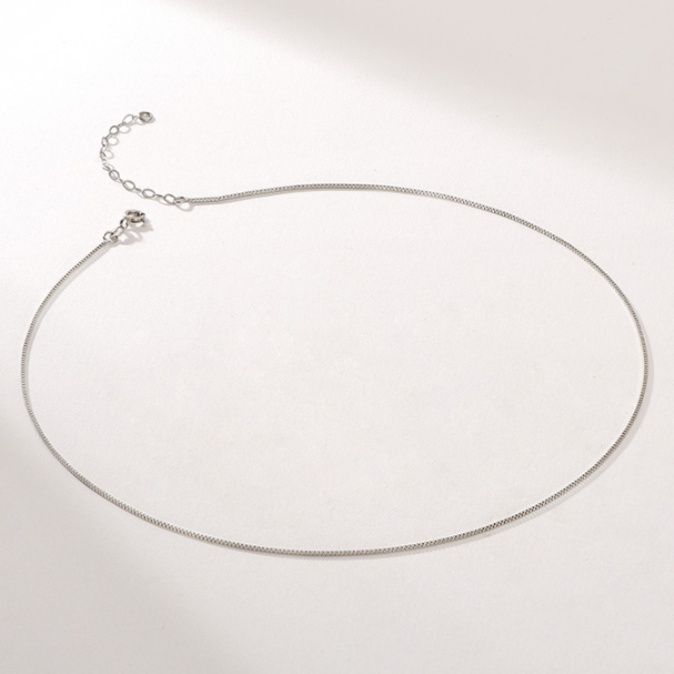 ネックレスチェーン 繊細な輝き極細チェーン