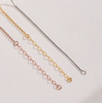 ネックレスチェーン 繊細な輝き極細チェーン