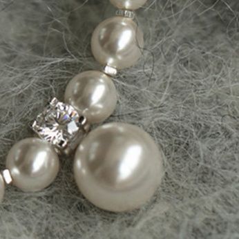 ネックレスチェーンシルバー上品パール調ネックレス