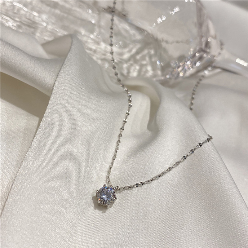 輝石ペンダント付きゴールドネックレスチェーン