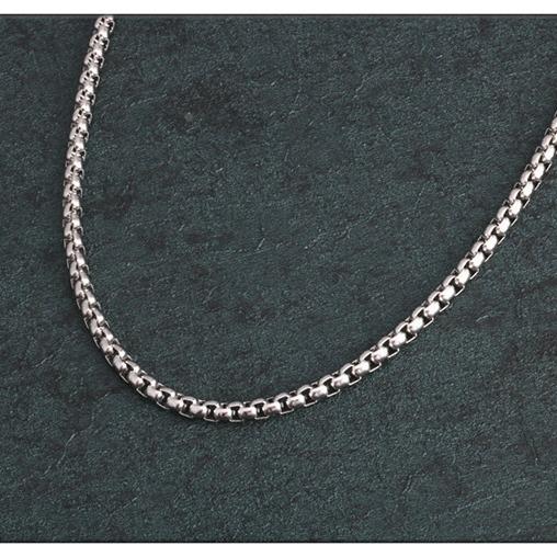 ネックレスチェーン 重厚な三層編みステンレスチェーン