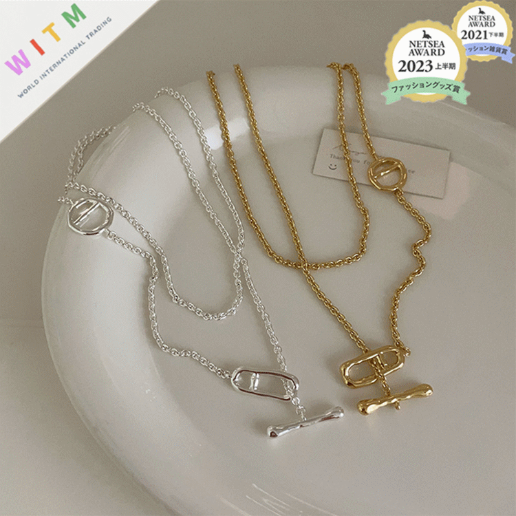ネックレスチェーン 韓国風不規則チェーンネックレス上品レディース首飾り