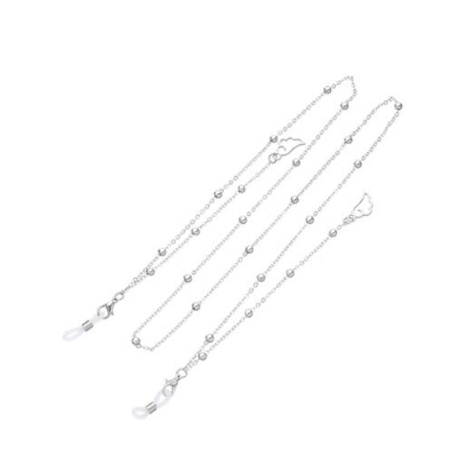 ネックレスチェーン 翼モチーフ ビーズマスクチェーン 落下防止ストラップ