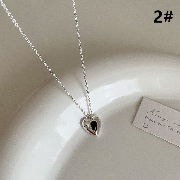 ネックレスチェーン ハート型ネックレス 錆びにくい高級感レディース首飾り