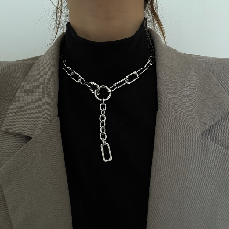 ネックレスチェーン 個性的なチェーンネックレス洗練されたカジュアル上品