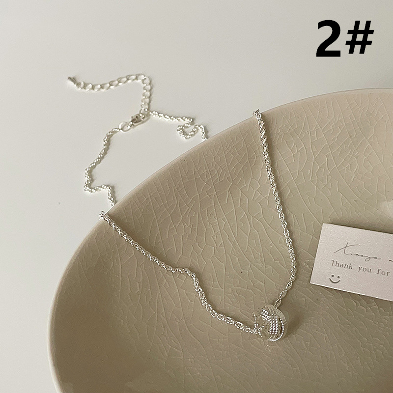 ネックレスチェーン 錆びにくい金色ツイストチェーンネックレス レディース首飾り