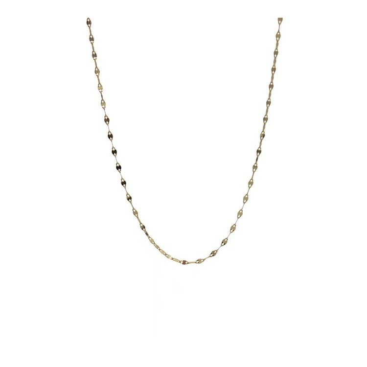 ネックレスチェーン 繊細ボールチェーン ネックレス レディース シンプル首飾り