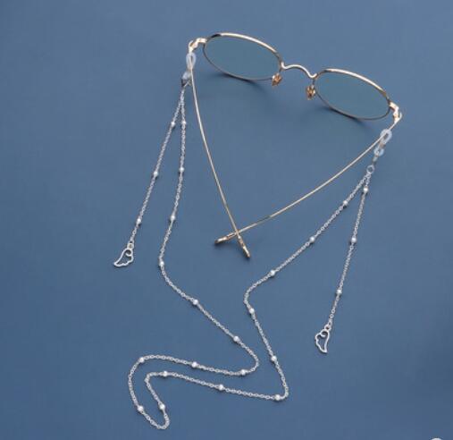 ネックレスチェーン 翼モチーフ ビーズマスクチェーン 落下防止ストラップ