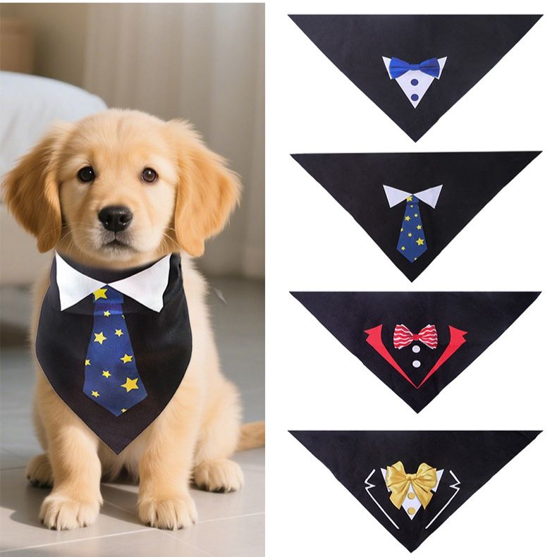 ネクタイ 愛犬用フォーマル三角スカーフ