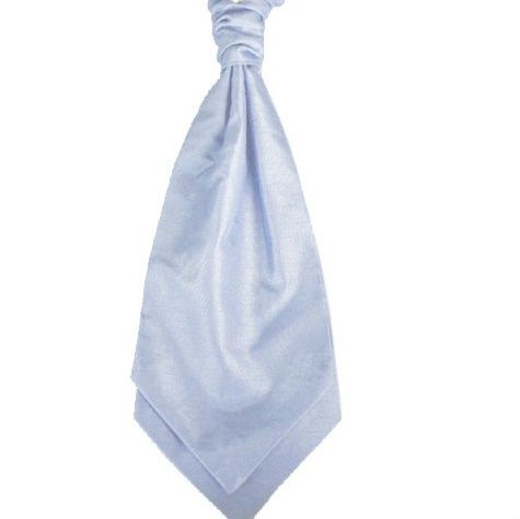 結婚式 ネクタイ 上品な光沢感が魅力の無地アスコット風ネクタイ