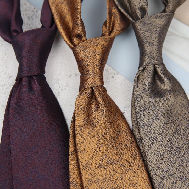 ネクタイ 上質無地調シルク風ネクタイ晴れの日六色組