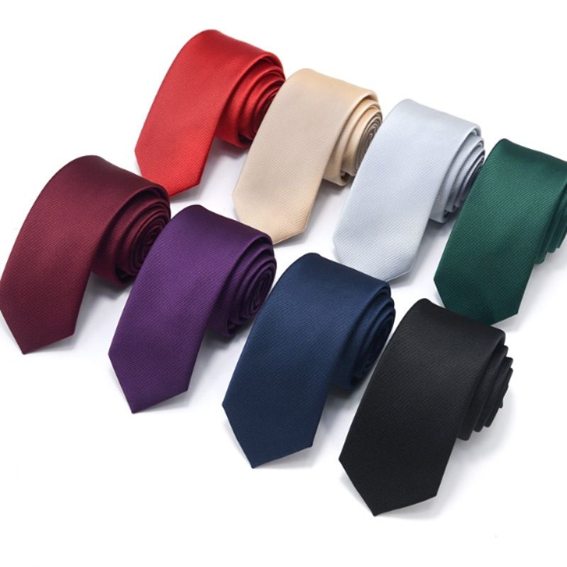 ネクタイ 斜めストライプ織り無地ネクタイ礼装用