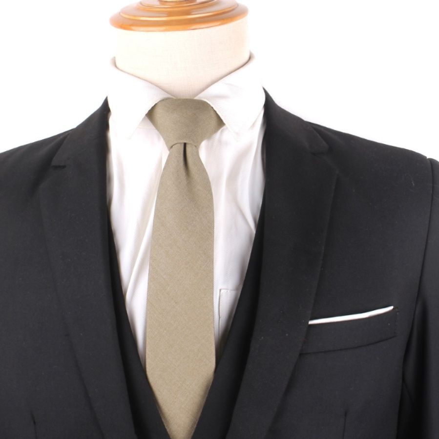 ネクタイ 無地シンプル細身ネクタイ華やかマルチセット