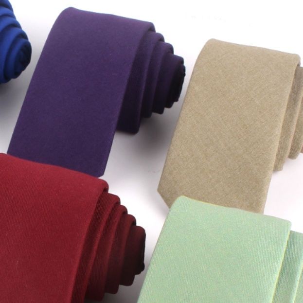 ネクタイ 無地シンプル細身ネクタイ華やかマルチセット